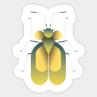 Geometric insect Sticker